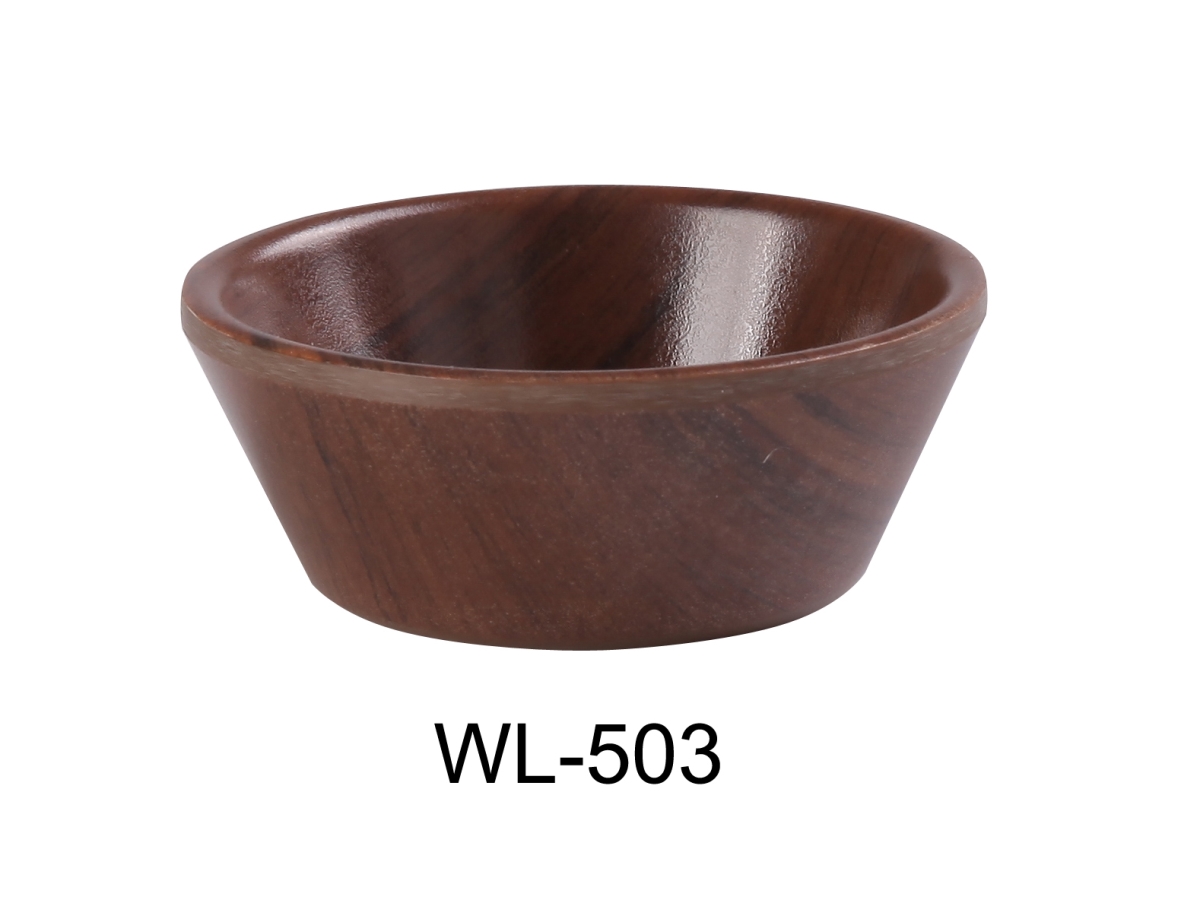 Picture of Yanco WL-503 1.8 oz Woodland Sauce Dish - 3 x 1.125 in. - Pack of 48