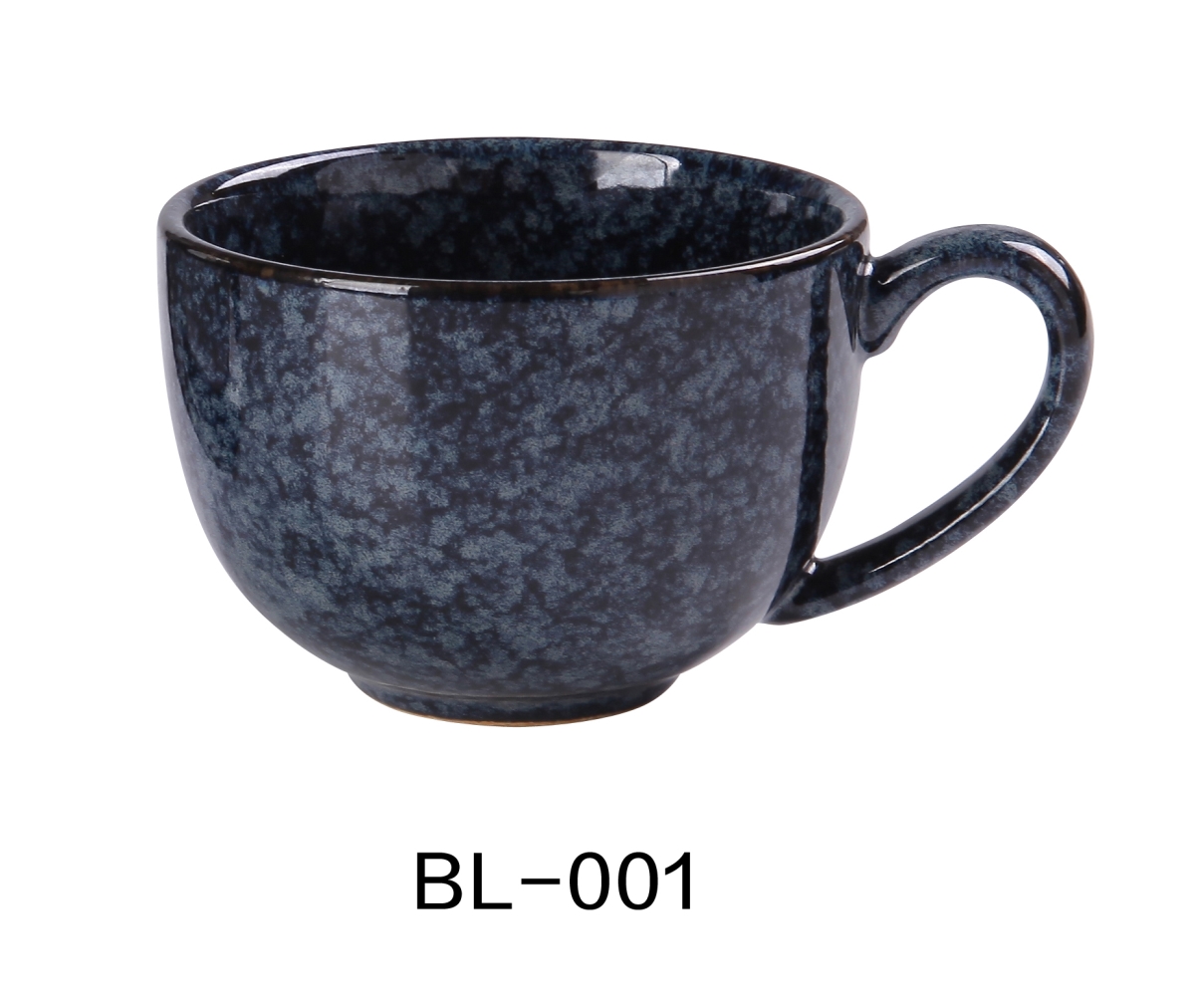 Picture of Yanco BL-001 8 oz Blue Star Coffee Cup, Blue - 3.5 x 2.5 in. - Pack of 36