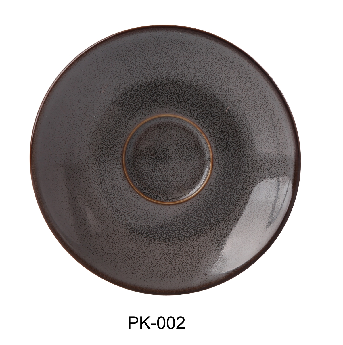 Picture of Yanco PK-002 5.75 x 0.75 in. Peacock Saucer for PK-001, Gray - Pack of 36