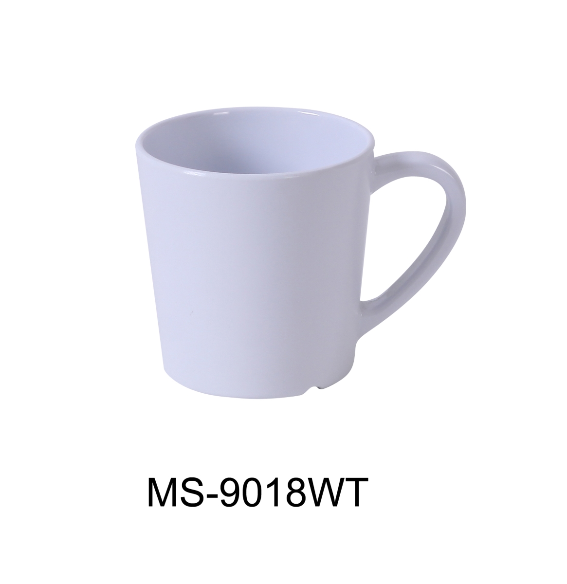 Picture of Yanco MS-9018WT 7 oz Mile Stone Coffee & Tea Mug, White - 3 x 3 in. - Pack of 48