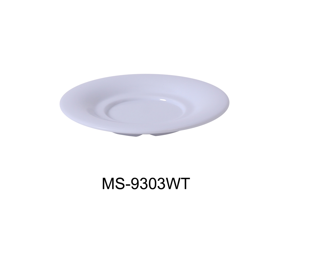 Picture of Yanco MS-9303WT 5.5 in. Mile Stone Saucer for Model MS-303-313-5044-9018, White - Pack of 48