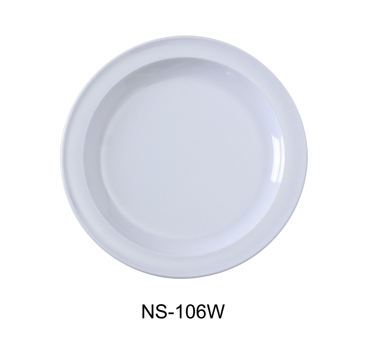 Picture of Yanco NS-106W 6.5 in. Nessico Round Plate, White - Pack of 48