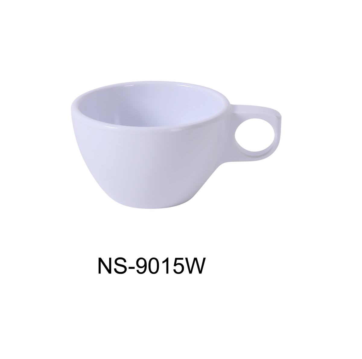 Picture of Yanco NS-9015W 7 oz Nessico Short Coffee & Tea Cup, White - 2.25 x 3.5 in. - Pack of 48
