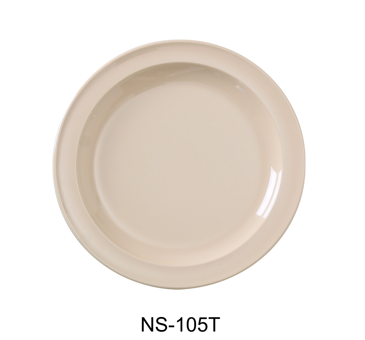 Picture of Yanco NS-105T 5.5 in. Nessico Round Plate, Tan - Pack of 48
