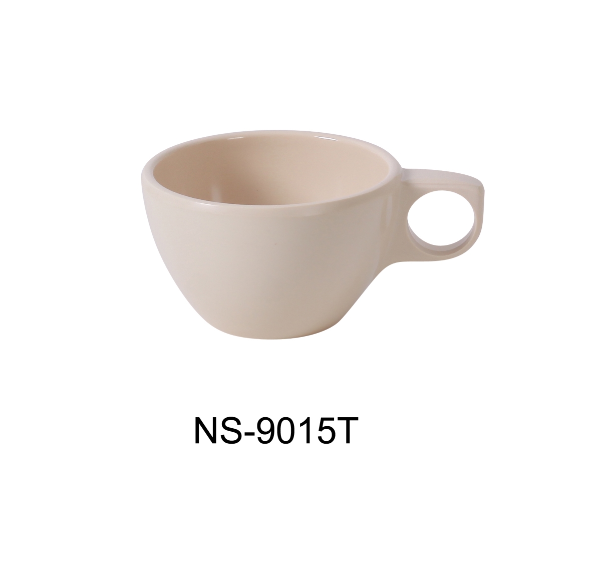 Picture of Yanco NS-9015T 7 oz Nessico Coffee & Tea Short Cup, Tan - Pack of 48