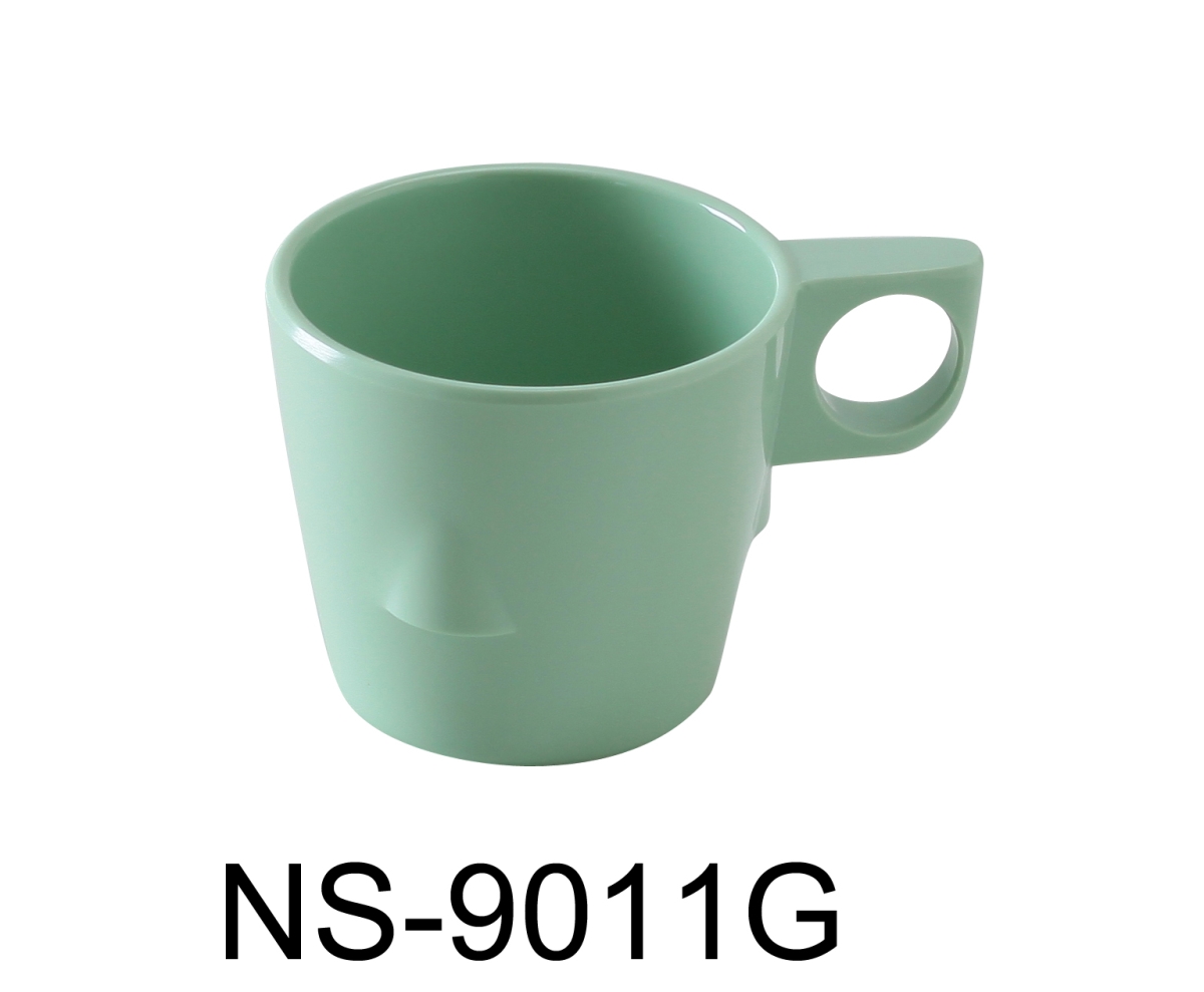 Picture of Yanco NS-9011G 8 oz Nessico Coffee & Tea Cup, Green - 2.75 x 3 in. - Pack of 48