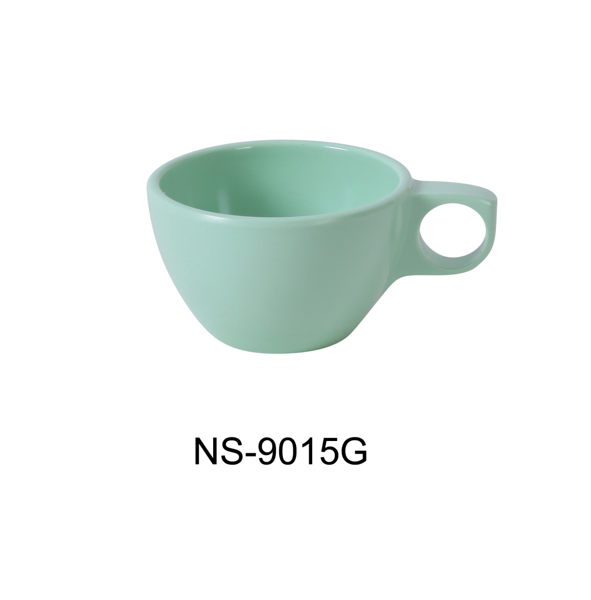 Picture of Yanco NS-9015G 7 oz Nessico Ovide Cup, Green - Pack of 48