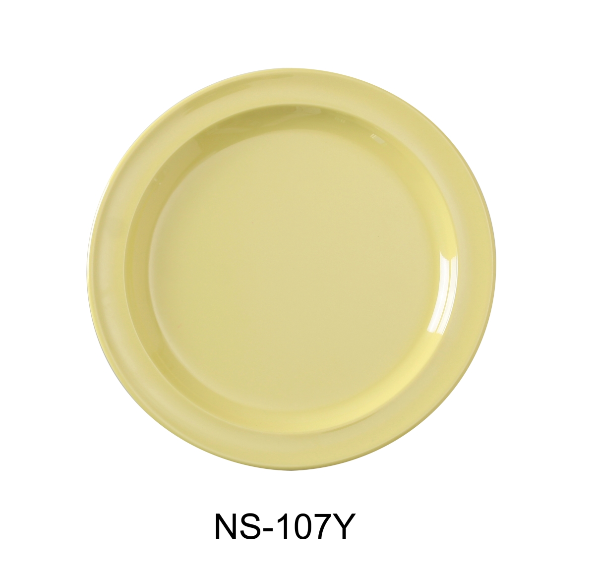 Picture of Yanco NS-107Y 7.25 in. Nessico Round Dessert Plate, Yellow - Pack of 48