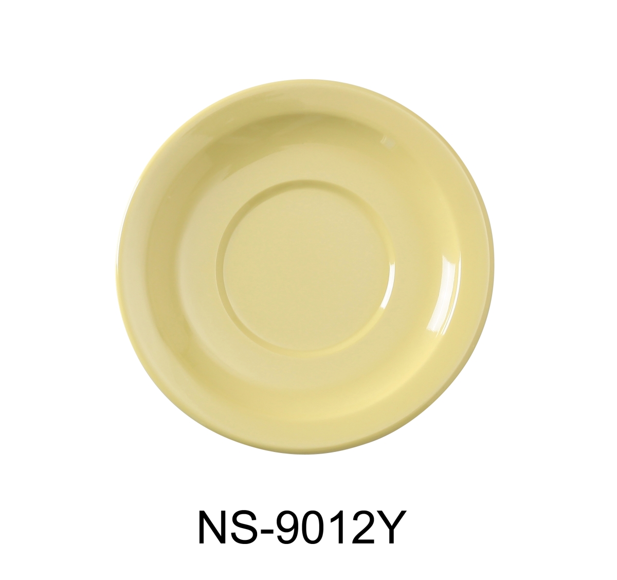 Picture of Yanco NS-9012Y 5.5 in. Nessico Saucer, Yellow - Pack of 48