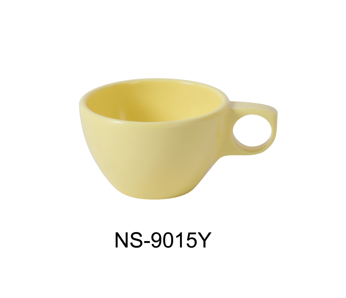 Picture of Yanco NS-9015Y 7 oz Short Coffee & Tea Cup, Yellow - 2.25 x 3.5 in. - Pack of 48
