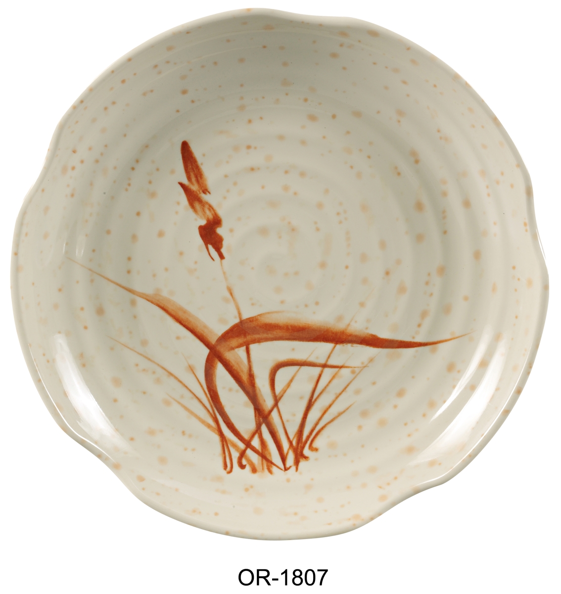 Picture of Yanco OR-1807 7.25 in. Orchis Lotus Shape Plate, Gold - Pack of 48