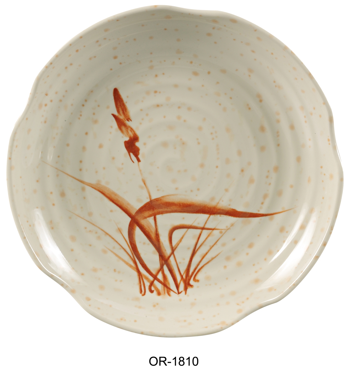 10.5 in. Orchis Lotus Shape Plate - Pack of 24