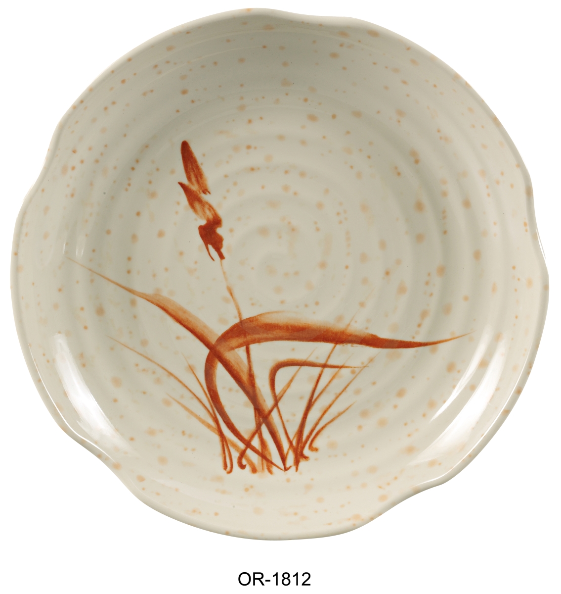Picture of Yanco OR-1812 12 in. Orchis Lotus Shape Plate - Pack of 24
