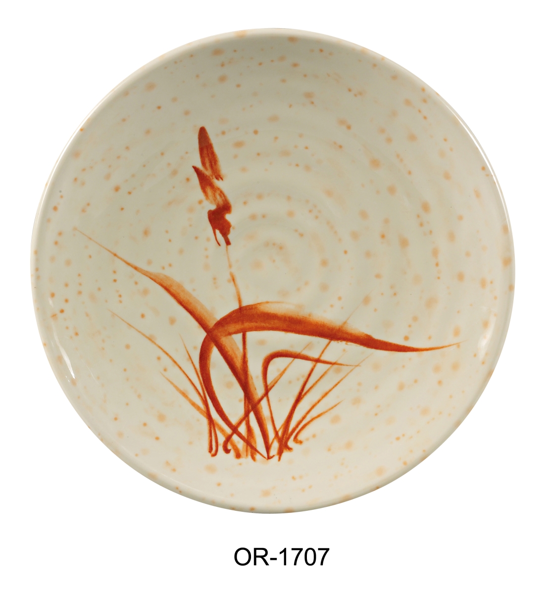 Picture of Yanco OR-1707 7.5 in. Orchis Round Plate, Gold - Pack of 48