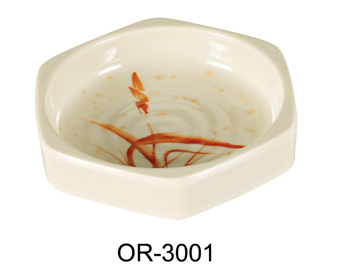 Picture of Yanco OR-3001 4.125 in. Orchis Dish, Gold - Pack of 48