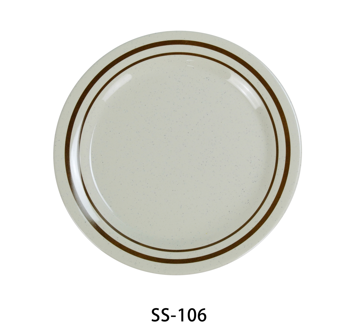 Picture of Yanco SS-106 6.25 in. Sesame Round Bread Plate - Pack of 48