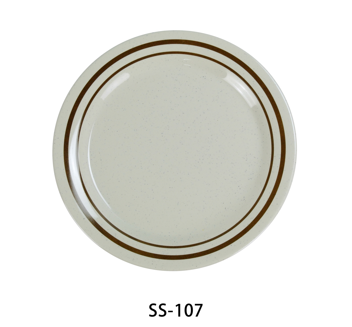 Picture of Yanco SS-107 7.25 in. Sesame Round Dinner Plate - Pack of 48