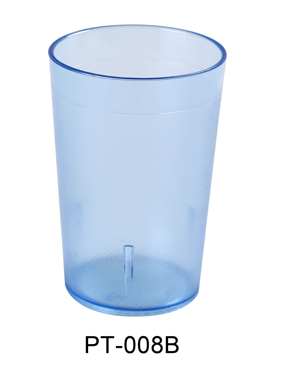 Picture of Yanco PT-008B 8 oz Tumbler, Blue - 3.85 x 2.5 in. - Pack of 72