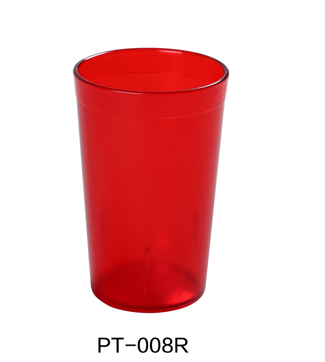 Picture of Yanco PT-008R 8 oz Tumbler, Red - 3.85 x 2.5 in. - Pack of 72