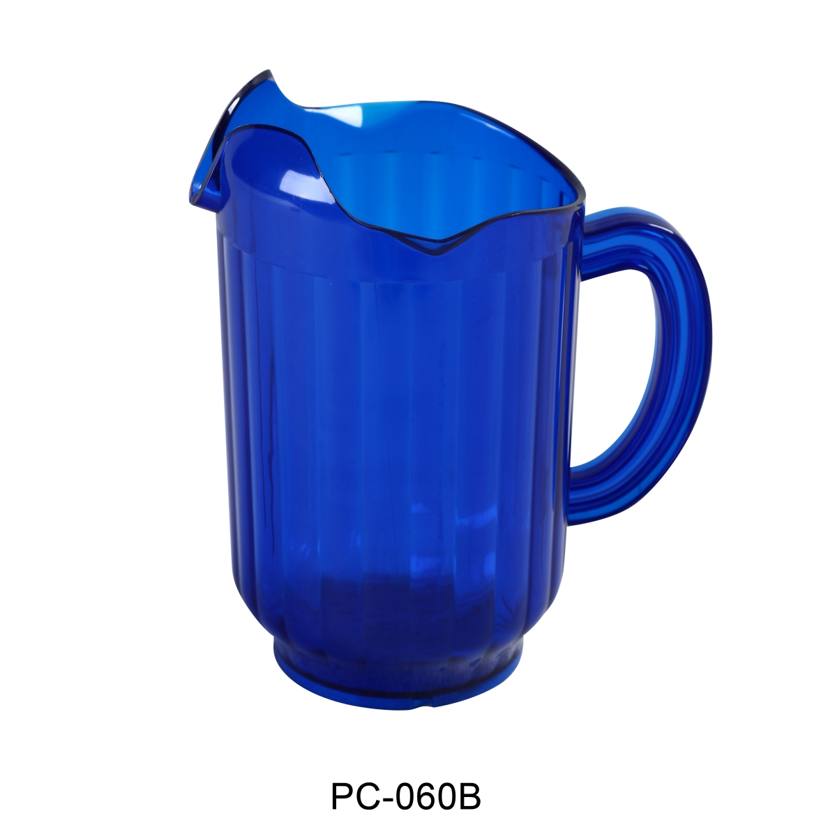 Picture of Yanco PC-060B 60 oz 3-Spout Pitcher&#44; Blue - 8.25 x 5 in. - Pack of 12