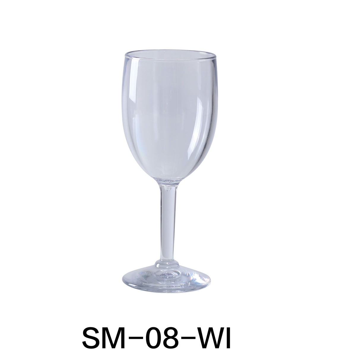 Picture of Yanco SM-08-WI 8 oz Stemware Wine Glass, Clear - 2.75 x 7 in. - Pack of 24