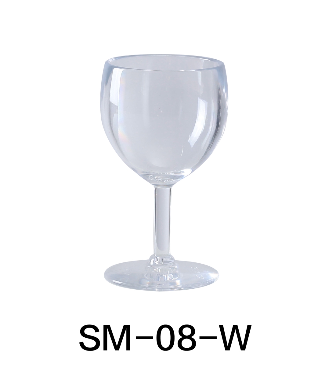 Picture of Yanco SM-08-W 8 oz Stemware Wine Glass, Clear - 3 x 5.5 in. - Pack of 24