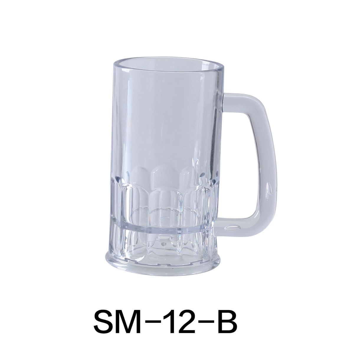 Picture of Yanco SM-12-B 12 oz Stemware Beer Mug, Clear - 3 x 7.75 in. - Pack of 24