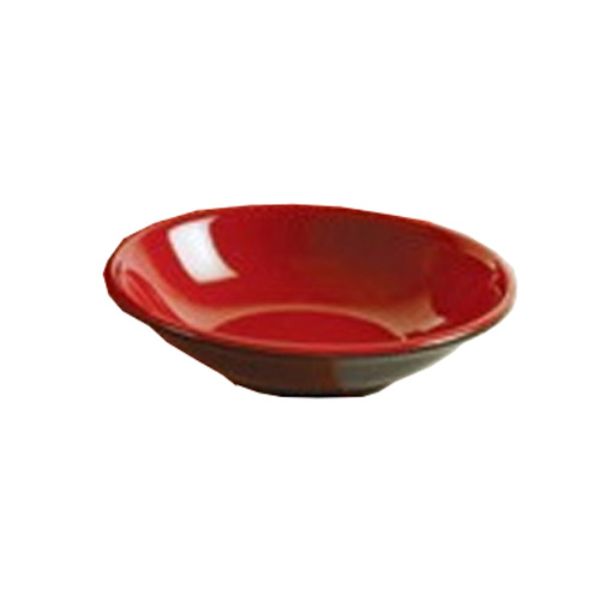Picture of Yanco CR-1028 3.75 in. Two-Tone Sauce Dish&#44; Black & Red - Pack of 72