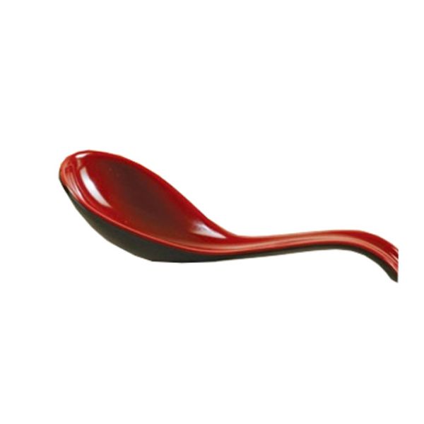 Picture of Yanco CR-7002 6.5 in. Two-Tone Spoon, Black & Red - Pack of 72