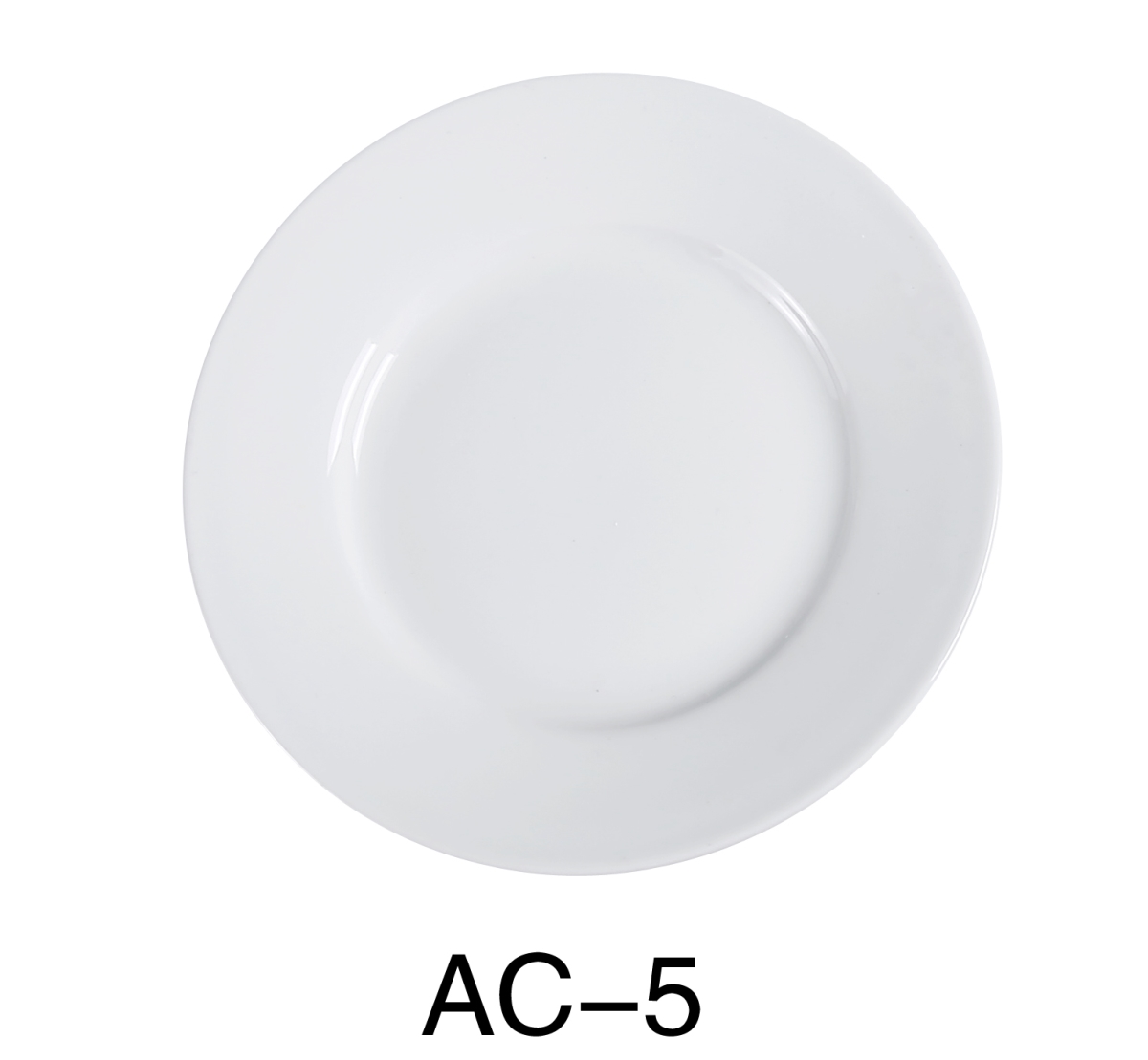 Picture of Yanco AC-5 5.5 in. ABCO Bread Plate - Porcelain, Super White - Pack of 36