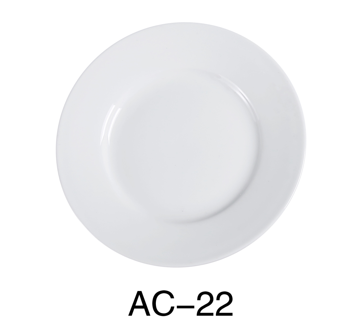 Picture of Yanco AC-22 8.25 in. ABCO Round Plate - Porcelain, Super White - Pack of 36