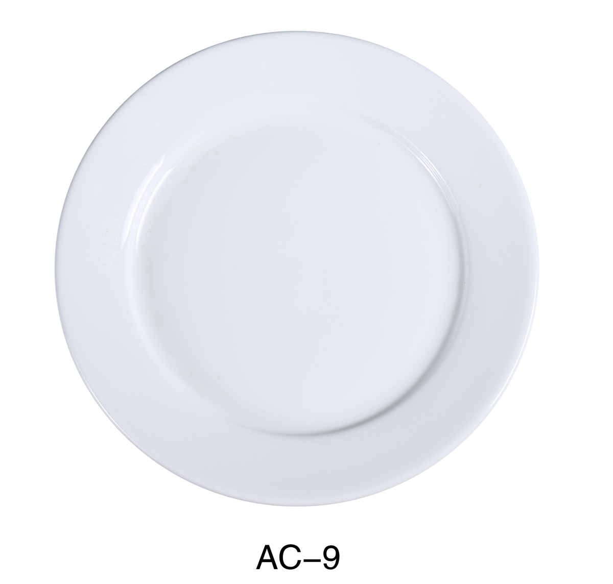 Picture of Yanco AC-9 9.5 in. ABCO Dinner Plate - Porcelain, Super White - Pack of 24
