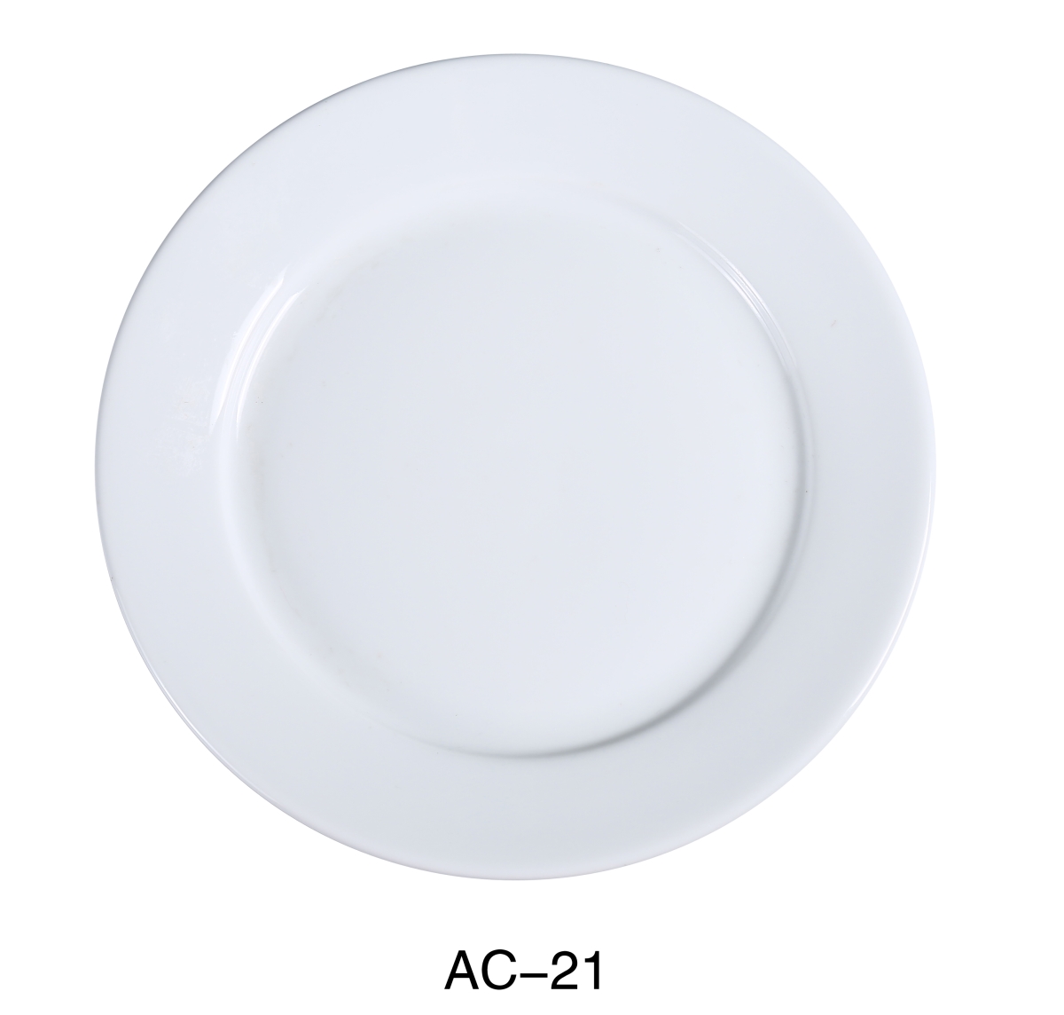 Picture of Yanco AC-21 12 in. ABCO Dinner Plate - Porcelain, Super White - Pack of 12