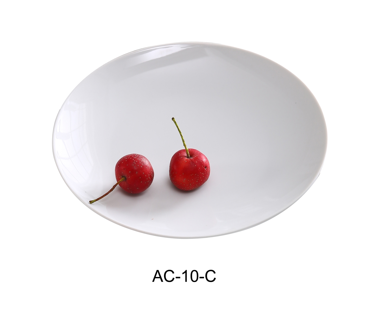 Picture of Yanco AC-10-C 10 in. ABCO Coupe Plate - Porcelain, Super White - Pack of 12