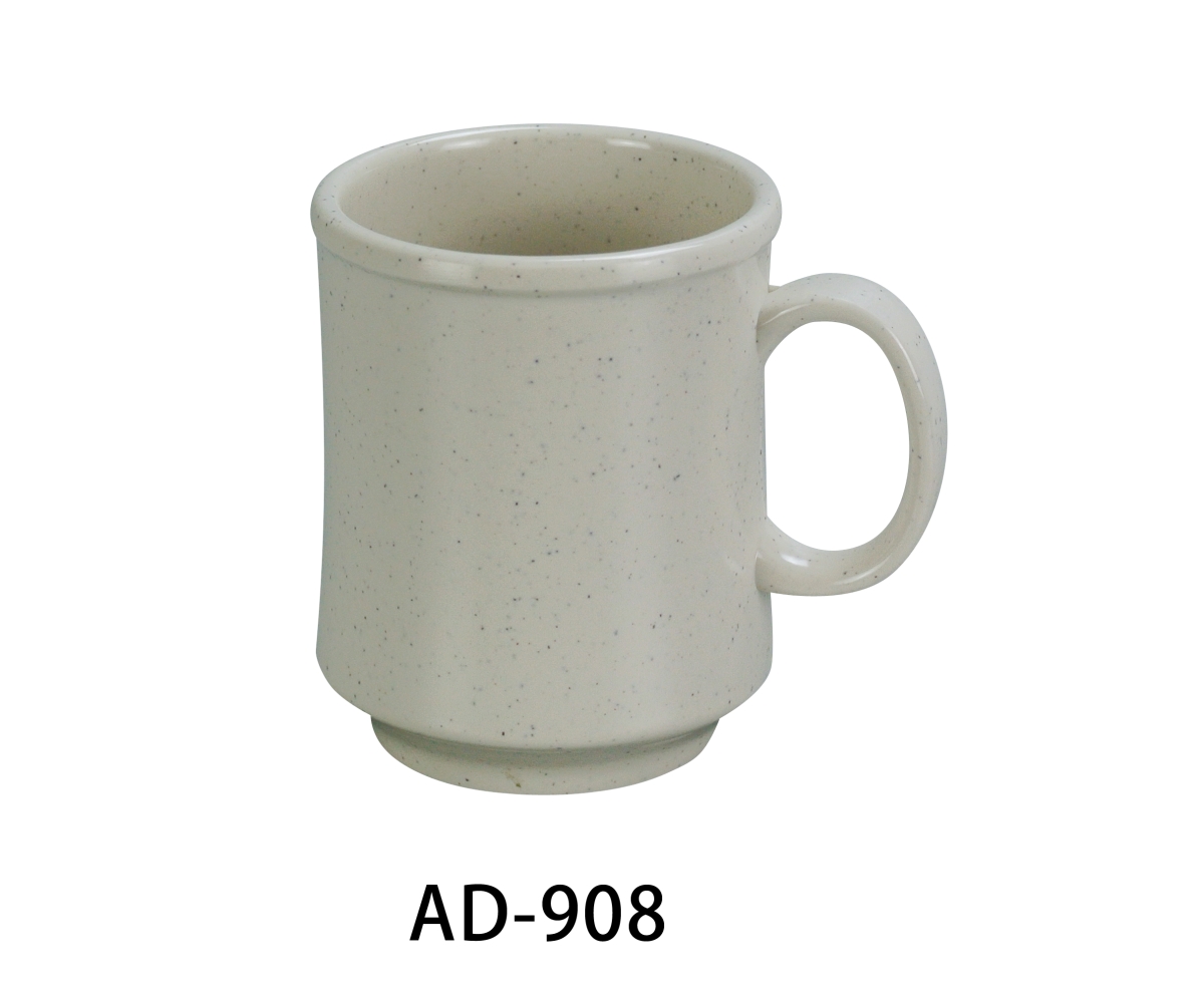 Picture of Yanco AD-908 3 in. 8 oz Ardis Coffee & Tea Mug - Melamine, White - Pack of 48