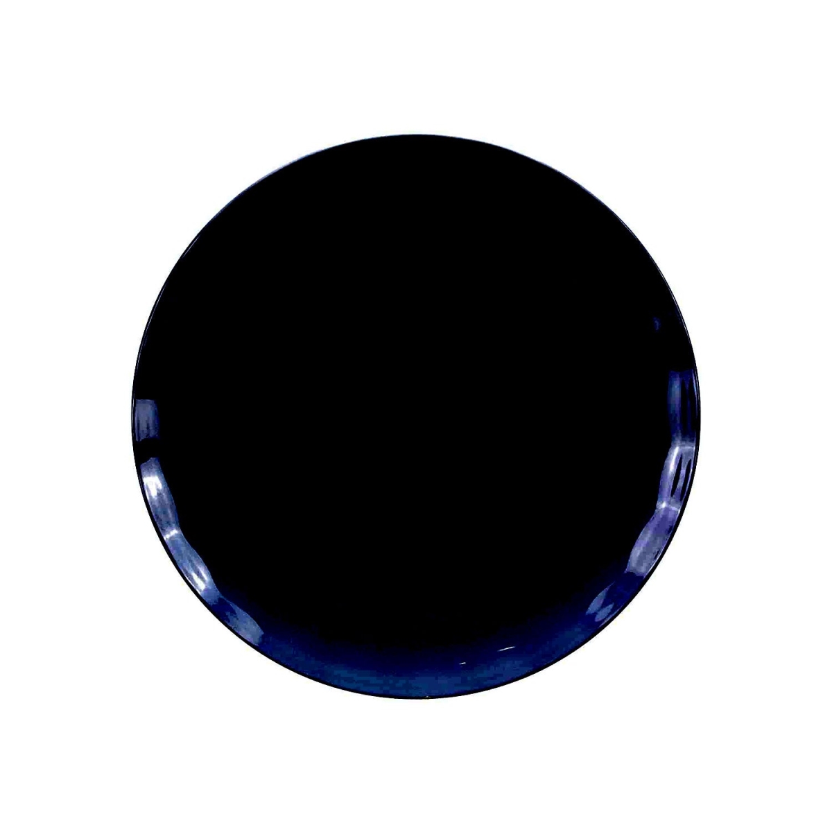 Picture of Yanco CAT-1018B 18 in. Catering Round Plate - Melamine, Black - Pack of 6