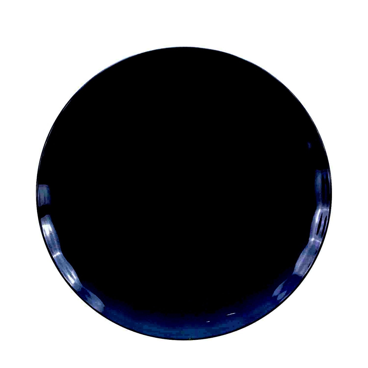 Picture of Yanco CAT-1020B 20 in. Catering Round Plate - Melamine, Black - Pack of 6