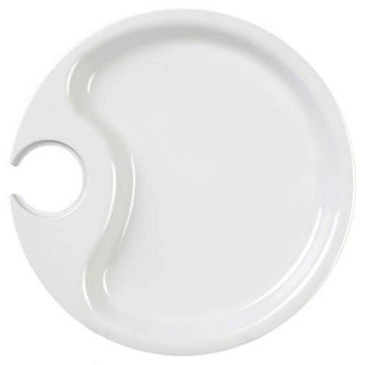 Picture of Yanco CAT-7010IV 10.5 in. Catering Party Plate - Melamine, Ivory - Pack of 24