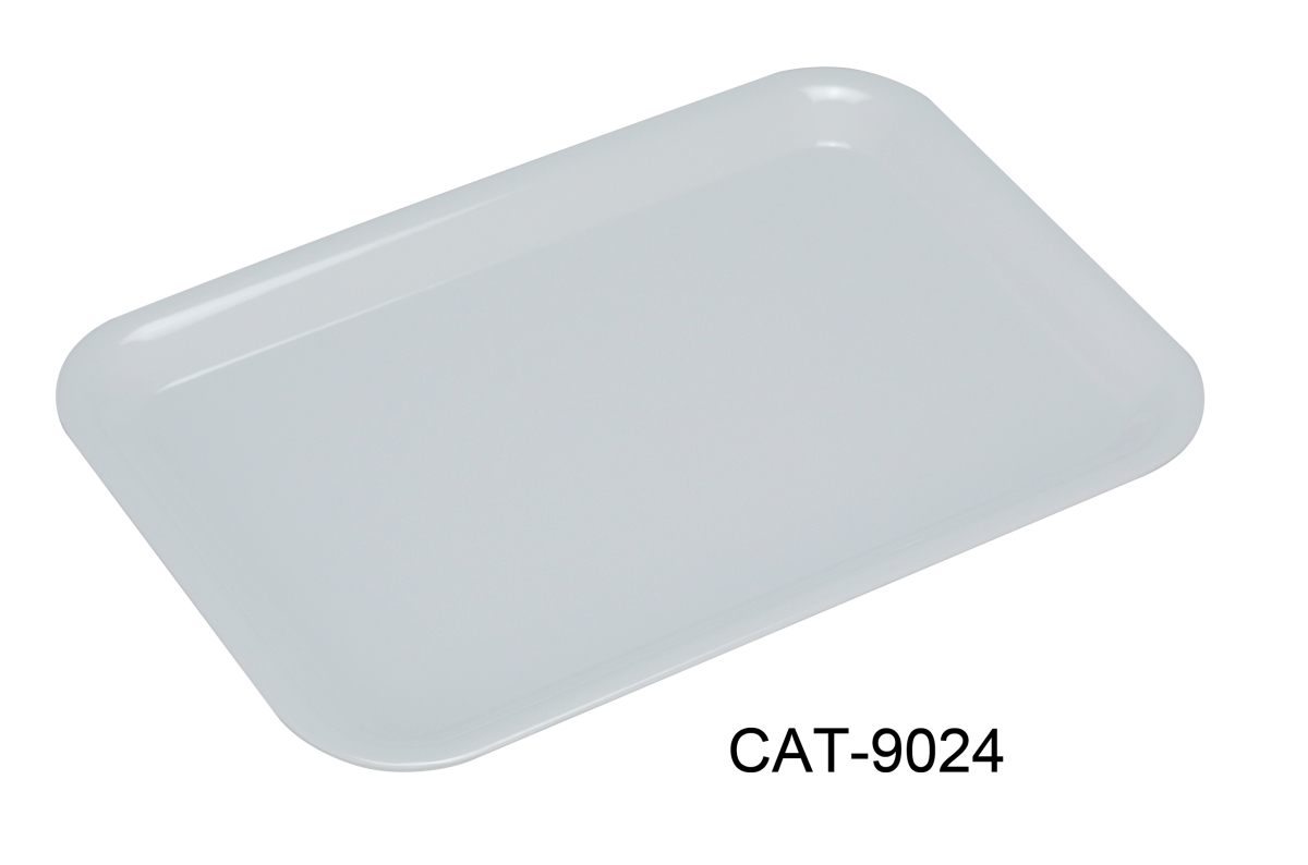 Picture of Yanco CAT-9024 Catering Cake Plate - Melamine, White - 10 x 13 in. - Pack of 24