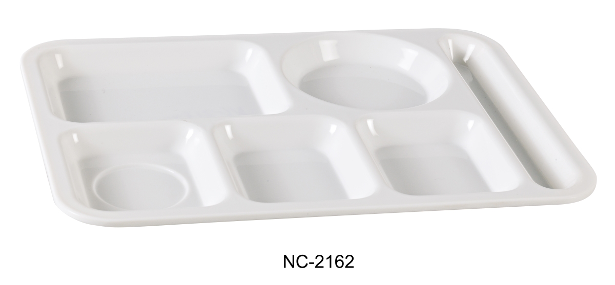 Picture of Yanco NC-2162 Compartment Collection Compartment - Melamine, White - 14 x 10 in. - Pack of 12