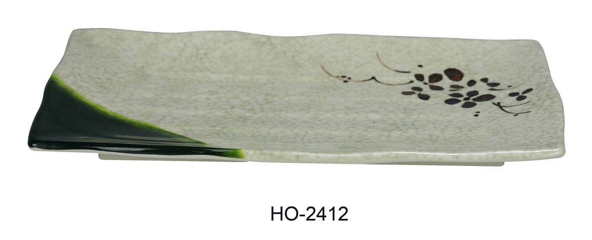 Picture of Yanco HO-2412 Honda Ripple Plate - Rectangular - Melamine, Multi Color - 11 x 8 in. - Pack of 36