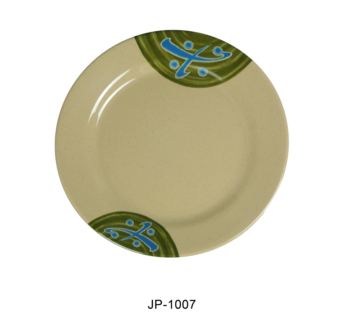 Picture of Yanco JP-1007 7 in. Japanese Round Plate - Melamine - Pack of 48