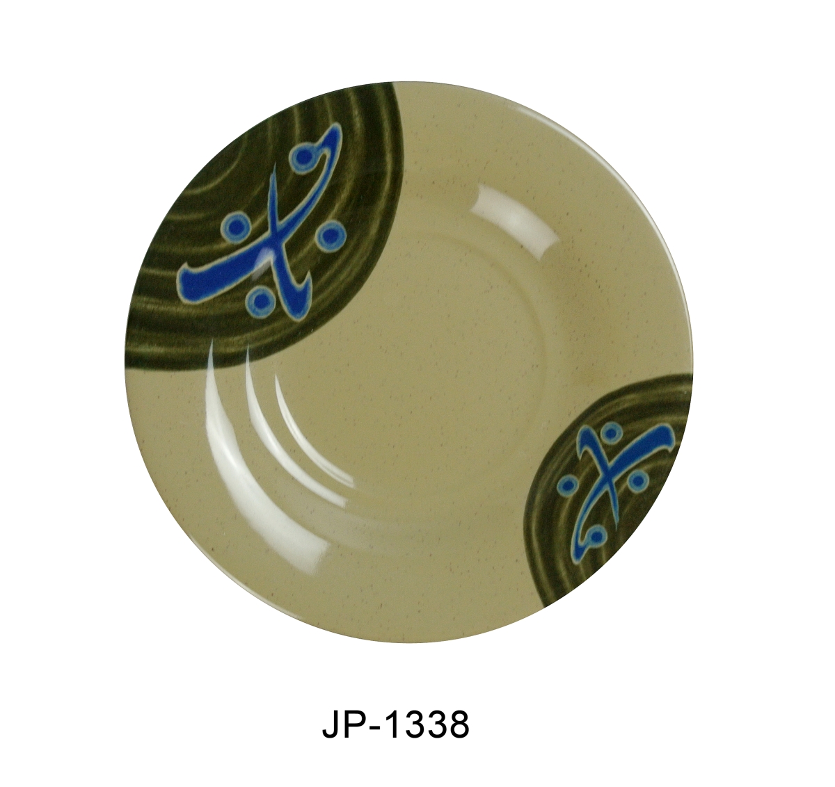 Picture of Yanco JP-1338 6 in. Japanese Saucer - Melamine - Pack of 48