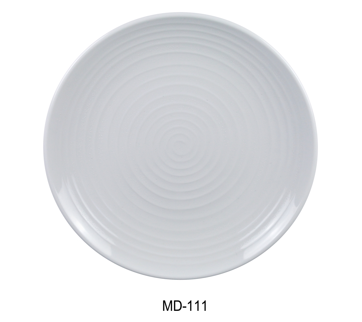 Picture of Yanco MD-111 10.5 in. Milando Round Plate - Melamine, White - Pack of 24