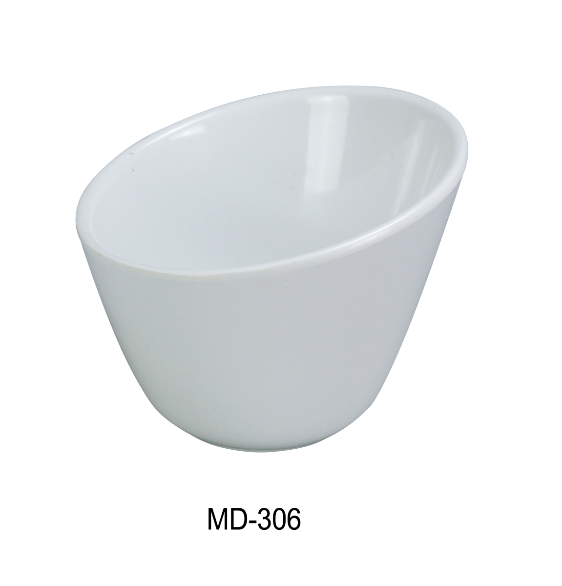 Picture of Yanco MD-306 26 oz Milando Serving Bowl - Melamine, White - Pack of 24