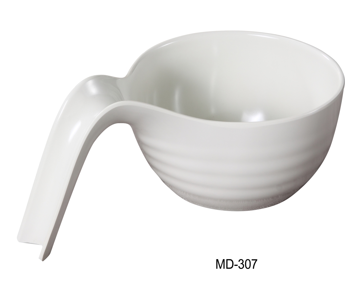 Picture of Yanco MD-307 40 oz Milando Serving Bowl - Melamine, White - Pack of 12