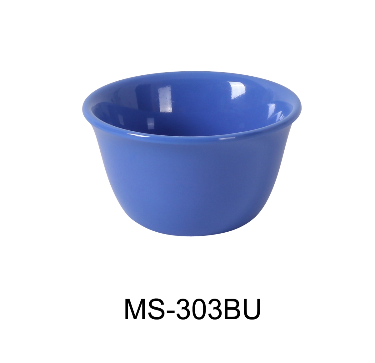Picture of Yanco MS-303BU 4 in. 7 oz Mile Stone Bouillon Cup - Melamine, Blue - Pack of 48