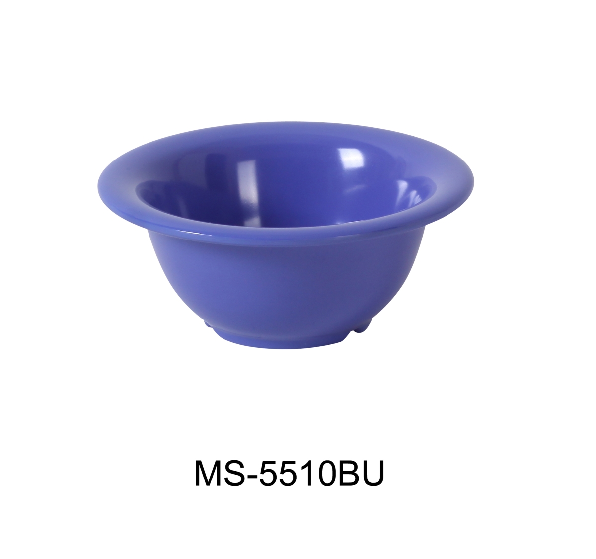 Picture of Yanco MS-5510BU 5.5 in. 10 oz Mile Stone Soup Bowl - Melamine, Blue - Pack of 48