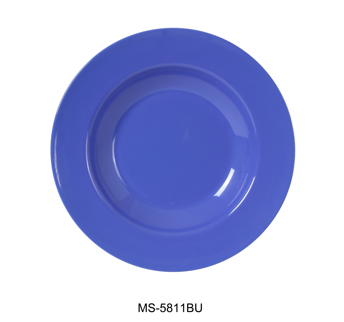 Picture of Yanco MS-5811BU 11 in. 16 oz Mile Stone Pasta Bowl - Melamine, Blue - Pack of 24