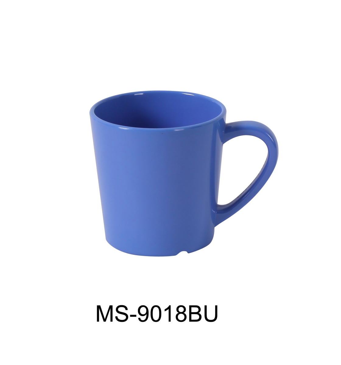 Picture of Yanco MS-9018BU 3 in. 7 oz Mile Stone Coffee, Tea Mug & Cup - Melamine, Blue - Pack of 48